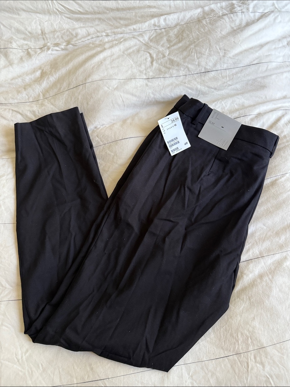 H&M Black Women's Dress Pants - Slim Tailored Style